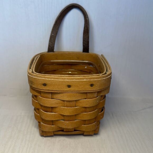 Longaberger Other - Vintage Longaberger Basket Key Holder Door Hanger Wall Hanger 4” x4”
